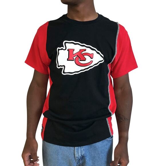 Men's Refried Apparel Kansas City Chiefs Upcycled Split T-Shirt Size XL - Picture 1 of 6